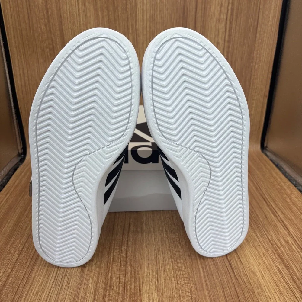 Adidas Grand Court 2.0 Shoes Mens 11 White Black GW9195 Sneakers